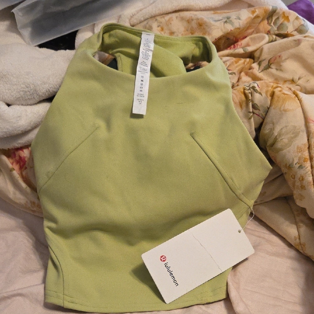 Lululemon Green Halter Top